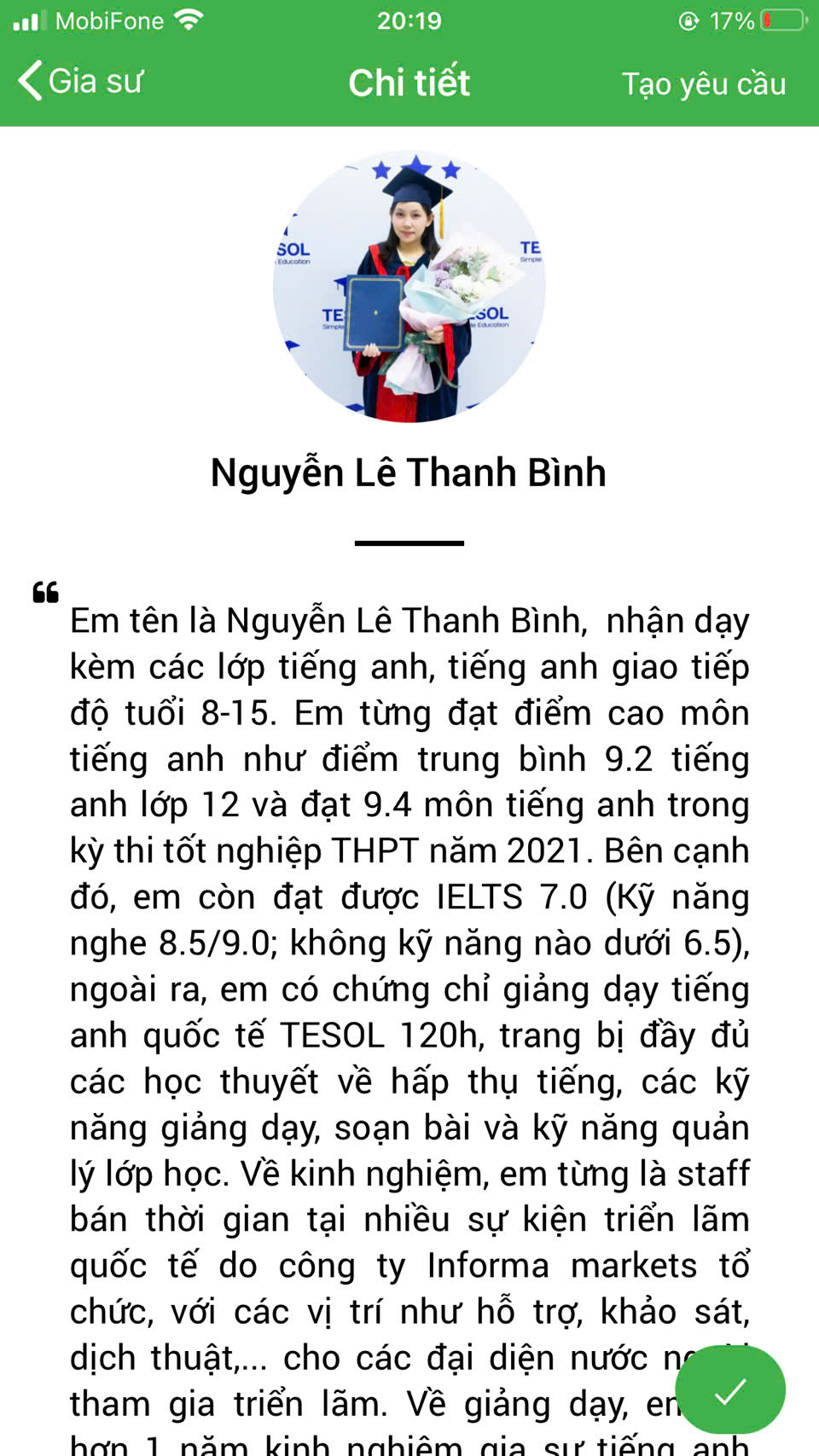 gia sư tại vũng tàu